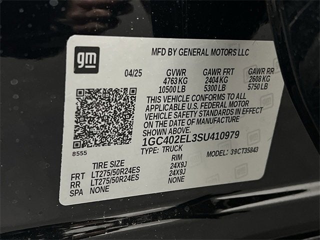 2025 Chevrolet Silverado EV RST - Max Range