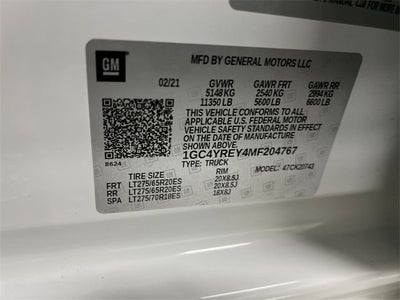 2021 Chevrolet Silverado 2500 HD High Country