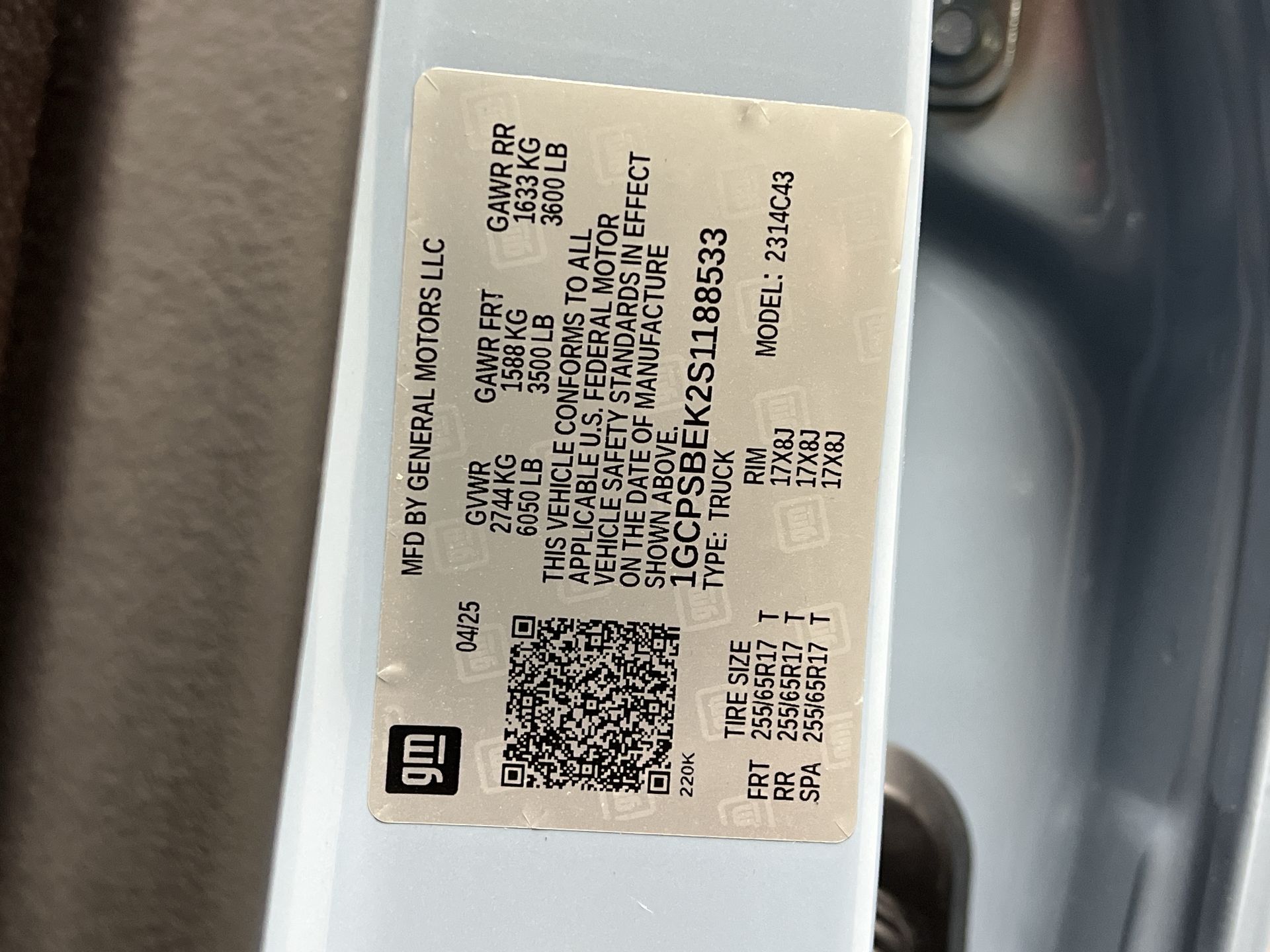 2025 Chevrolet Colorado WT/LT