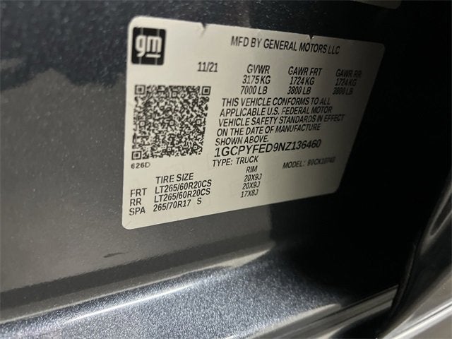 2022 Chevrolet Silverado 1500 LTD LT Trail Boss