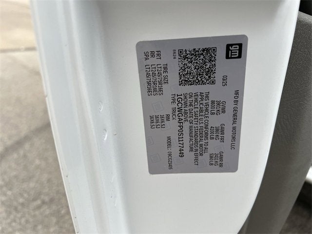 2025 Chevrolet Express Cargo 2500 WT