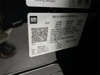 2026 Chevrolet Traverse RS