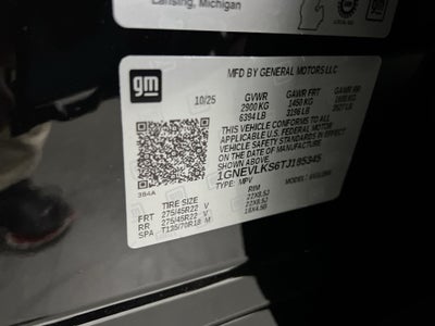 2026 Chevrolet Traverse RS