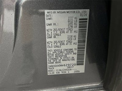 2024 Nissan Frontier SV