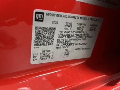 2025 Chevrolet Silverado 1500 LT (2FL)