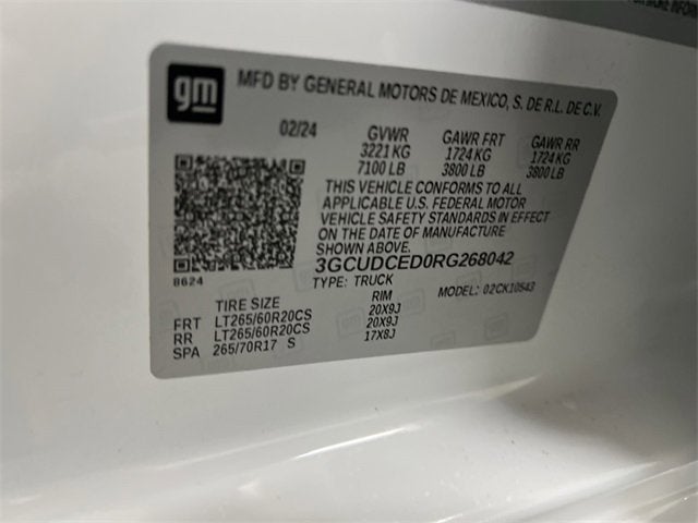 2024 Chevrolet Silverado 1500 Custom Trail Boss