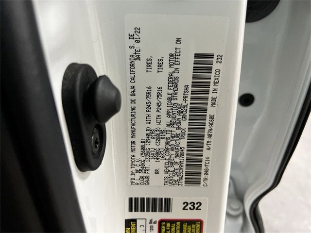 2022 Toyota Tacoma SR5 V6