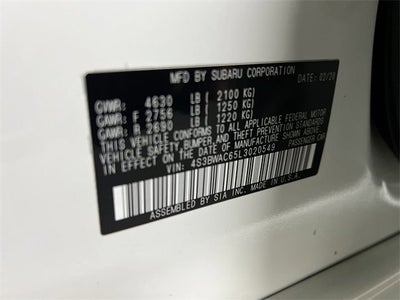 2020 Subaru Legacy Premium