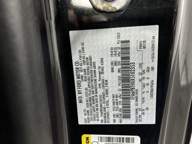 2024 Ford Mustang EcoBoost Fastback