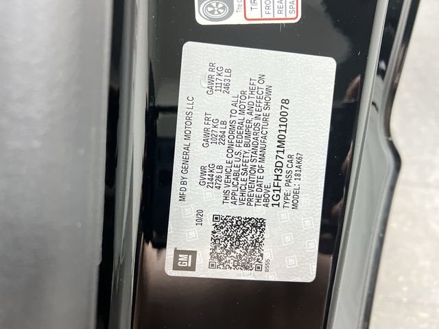 2021 Chevrolet Camaro 2SS