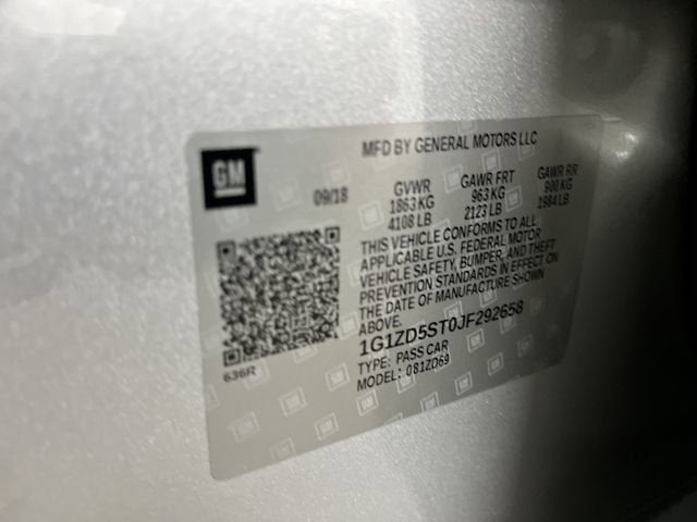 2018 Chevrolet Malibu LT