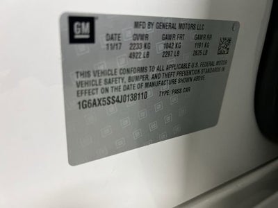 2018 Cadillac CTS Luxury AWD