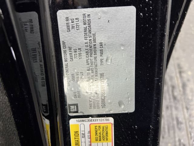 2008 Saturn Sky Carbon Flash SE