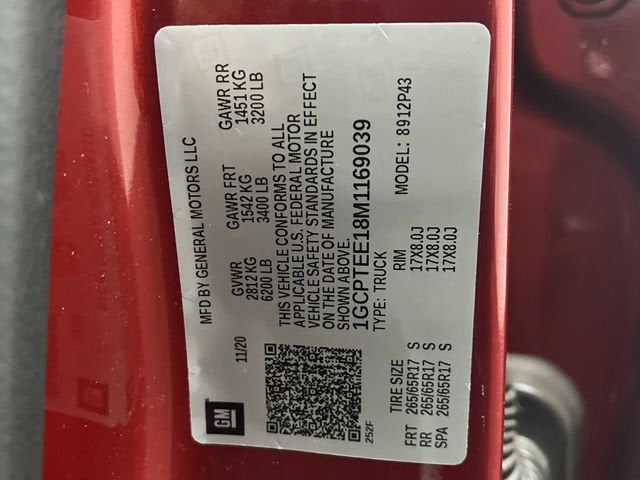 2021 Chevrolet Colorado ZR2