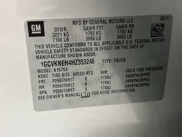 2017 Chevrolet Silverado 1500 Work Truck