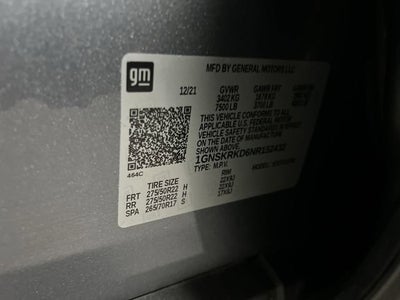 2022 Chevrolet Tahoe RST