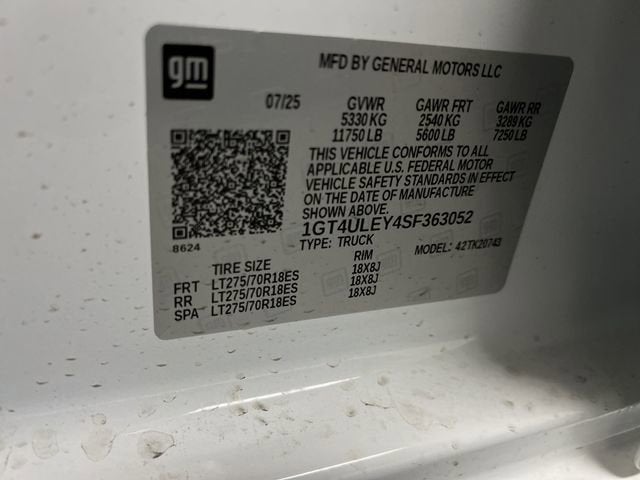 2025 GMC Sierra 2500 HD Pro