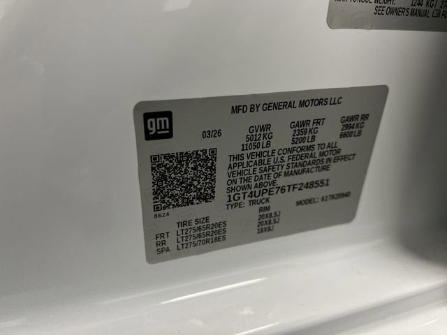 2026 GMC Sierra 2500 HD AT4