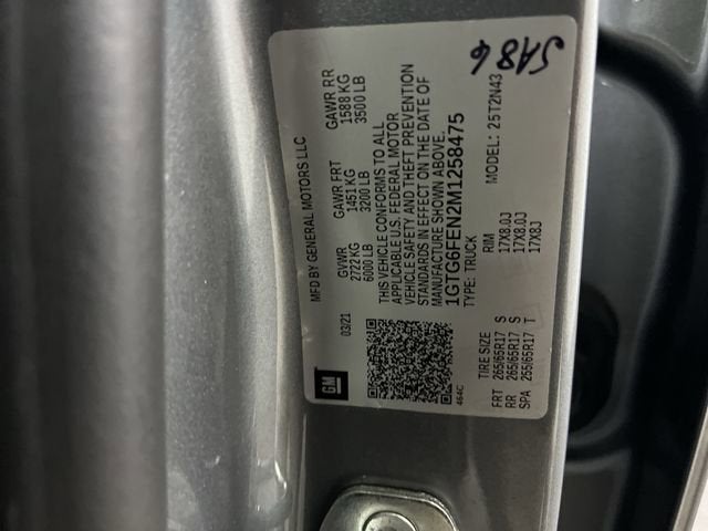 2021 GMC Canyon AT4 - Cloth