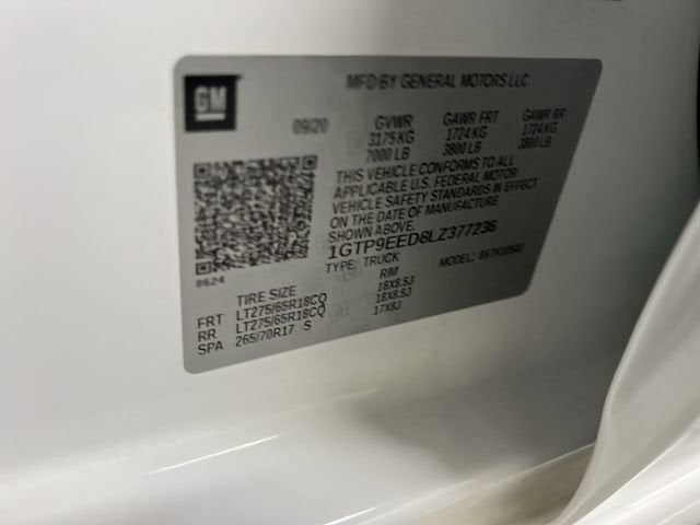 2020 GMC Sierra 1500 AT4