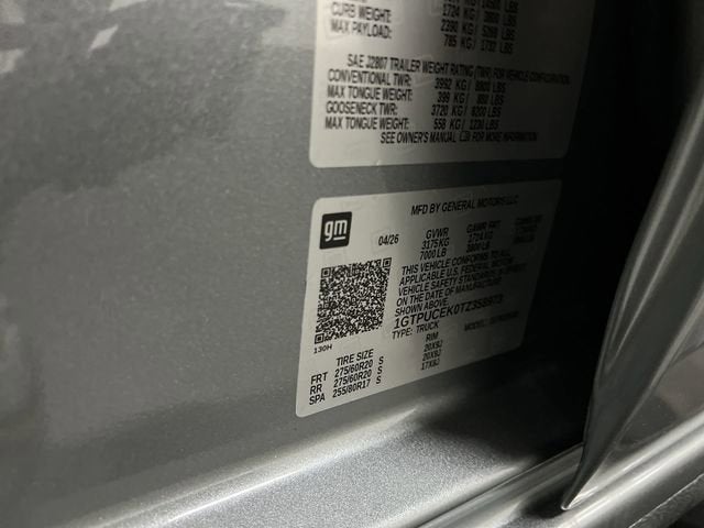 2026 GMC Sierra 1500 Elevation