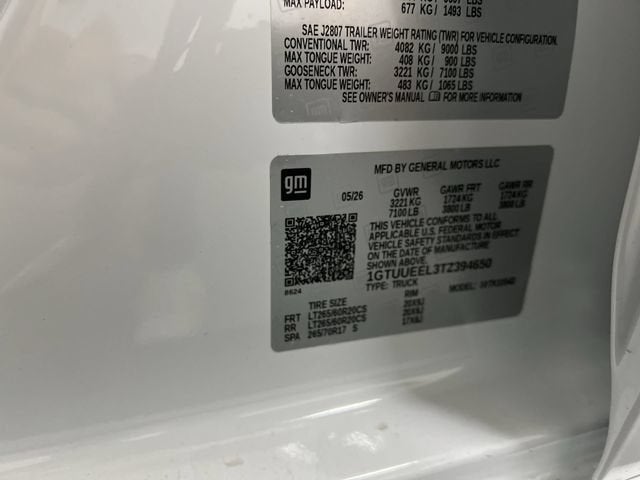 2026 GMC Sierra 1500 AT4