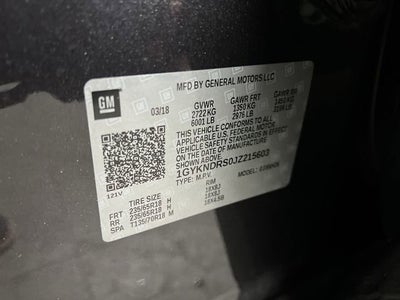 2018 Cadillac XT5 Luxury AWD