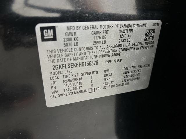 2017 GMC Terrain SLE