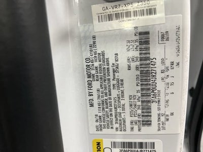 2018 Ford Fusion Hybrid S