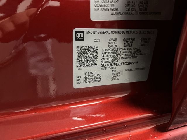 2026 GMC Sierra 1500 AT4X