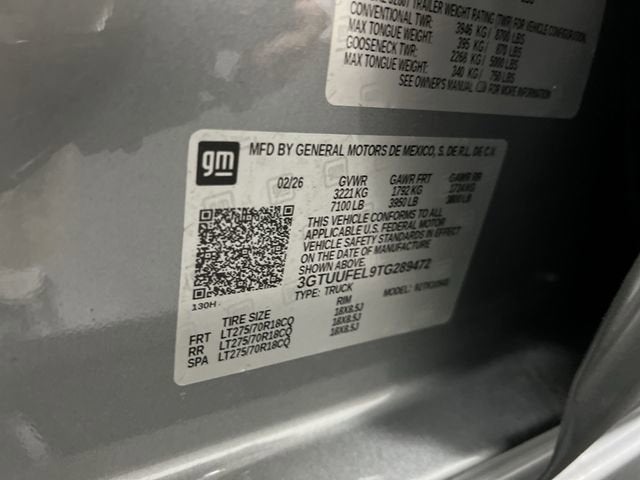 2026 GMC Sierra 1500 AT4X