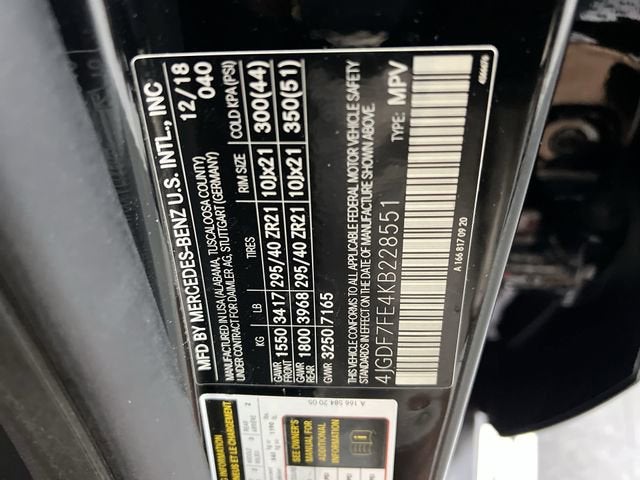2019 Mercedes-Benz AMG® GLS 63 4MATIC®