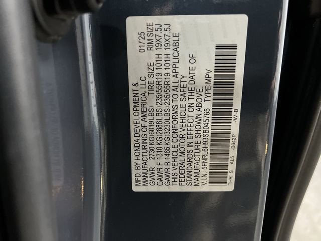 2025 Honda Odyssey Elite