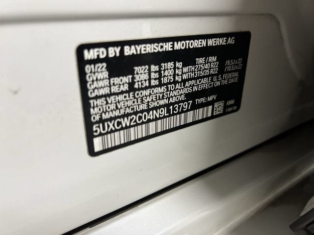 2022 BMW X7 xDrive40i
