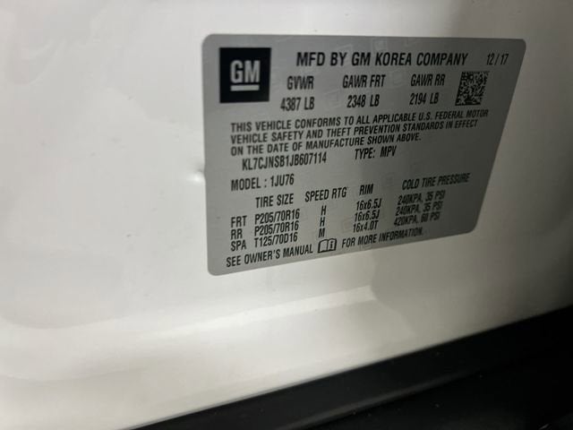 2018 Chevrolet Trax LS