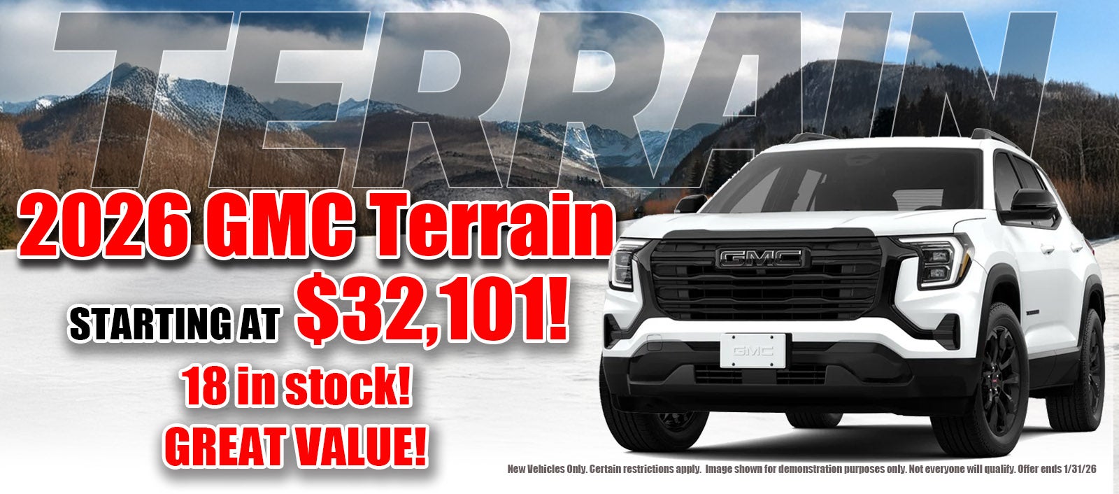 2026 GMC TERRAIN