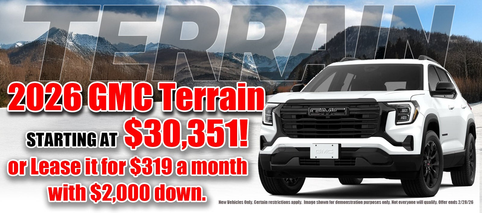2026 GMC Terrain