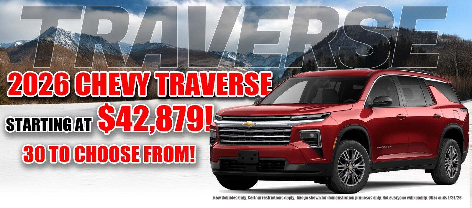 2026 CHEVY TRAVERSE